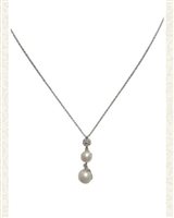 Collana Nimei Donna in Oro bianco Perla PCL2343